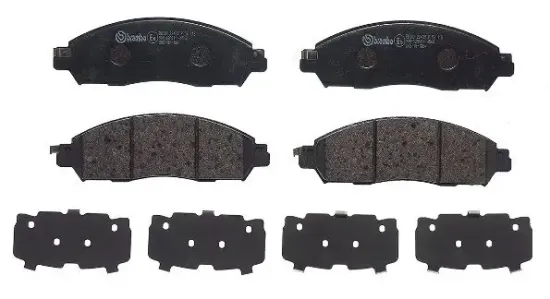 Bremsbelagsatz, Scheibenbremse Vorderachse BREMBO P 56 118 Bild Bremsbelagsatz, Scheibenbremse Vorderachse BREMBO P 56 118