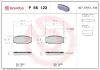 Bremsbelagsatz, Scheibenbremse BREMBO P 56 122