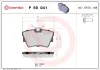 Bremsbelagsatz, Scheibenbremse Hinterachse BREMBO P 59 041 Bild Bremsbelagsatz, Scheibenbremse Hinterachse BREMBO P 59 041