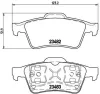 Bremsbelagsatz, Scheibenbremse Hinterachse BREMBO P 59 044 Bild Bremsbelagsatz, Scheibenbremse Hinterachse BREMBO P 59 044