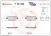 Bremsbelagsatz, Scheibenbremse Vorderachse BREMBO P 59 052 Bild Bremsbelagsatz, Scheibenbremse Vorderachse BREMBO P 59 052