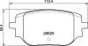 Bremsbelagsatz, Scheibenbremse BREMBO P 59 102 Bild Bremsbelagsatz, Scheibenbremse BREMBO P 59 102