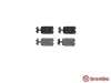 Bremsbelagsatz, Scheibenbremse Vorderachse BREMBO P 61 002 Bild Bremsbelagsatz, Scheibenbremse Vorderachse BREMBO P 61 002