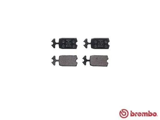Bremsbelagsatz, Scheibenbremse Vorderachse BREMBO P 61 002 Bild Bremsbelagsatz, Scheibenbremse Vorderachse BREMBO P 61 002