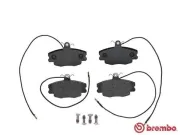 Bremsbelagsatz, Scheibenbremse Vorderachse BREMBO P 61 043