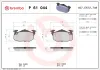 Bremsbelagsatz, Scheibenbremse Vorderachse BREMBO P 61 044 Bild Bremsbelagsatz, Scheibenbremse Vorderachse BREMBO P 61 044