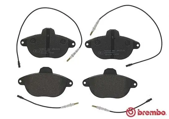 Bremsbelagsatz, Scheibenbremse Vorderachse BREMBO P 61 055 Bild Bremsbelagsatz, Scheibenbremse Vorderachse BREMBO P 61 055