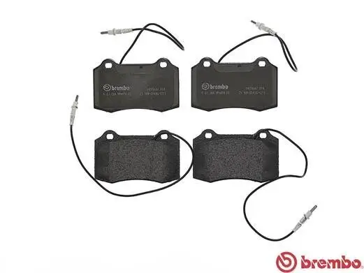 Bremsbelagsatz, Scheibenbremse Vorderachse BREMBO P 61 064 Bild Bremsbelagsatz, Scheibenbremse Vorderachse BREMBO P 61 064