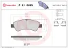 Bremsbelagsatz, Scheibenbremse BREMBO P 61 066X Bild Bremsbelagsatz, Scheibenbremse BREMBO P 61 066X