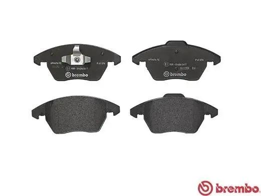 Bremsbelagsatz, Scheibenbremse Vorderachse BREMBO P 61 076 Bild Bremsbelagsatz, Scheibenbremse Vorderachse BREMBO P 61 076