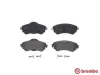 Bremsbelagsatz, Scheibenbremse Vorderachse BREMBO P 61 105 Bild Bremsbelagsatz, Scheibenbremse Vorderachse BREMBO P 61 105