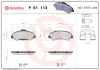 Bremsbelagsatz, Scheibenbremse Vorderachse BREMBO P 61 113 Bild Bremsbelagsatz, Scheibenbremse Vorderachse BREMBO P 61 113