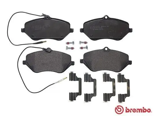 Bremsbelagsatz, Scheibenbremse Vorderachse BREMBO P 61 119 Bild Bremsbelagsatz, Scheibenbremse Vorderachse BREMBO P 61 119