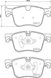 Bremsbelagsatz, Scheibenbremse Vorderachse BREMBO P 61 127X