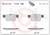 Bremsbelagsatz, Scheibenbremse Vorderachse BREMBO P 61 135 Bild Bremsbelagsatz, Scheibenbremse Vorderachse BREMBO P 61 135