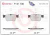 Bremsbelagsatz, Scheibenbremse Vorderachse BREMBO P 61 135 Bild Bremsbelagsatz, Scheibenbremse Vorderachse BREMBO P 61 135