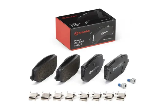 Bremsbelagsatz, Scheibenbremse Vorderachse BREMBO P 61 142 Bild Bremsbelagsatz, Scheibenbremse Vorderachse BREMBO P 61 142