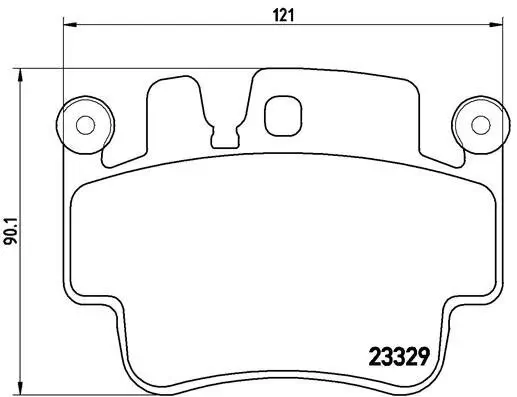 Bremsbelagsatz, Scheibenbremse BREMBO P 65 009 Bild Bremsbelagsatz, Scheibenbremse BREMBO P 65 009