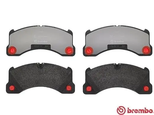 Bremsbelagsatz, Scheibenbremse Vorderachse BREMBO P 65 017 Bild Bremsbelagsatz, Scheibenbremse Vorderachse BREMBO P 65 017