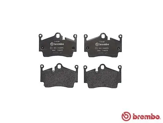 Bremsbelagsatz, Scheibenbremse Hinterachse BREMBO P 65 028 Bild Bremsbelagsatz, Scheibenbremse Hinterachse BREMBO P 65 028