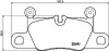 Bremsbelagsatz, Scheibenbremse Hinterachse BREMBO P 65 031 Bild Bremsbelagsatz, Scheibenbremse Hinterachse BREMBO P 65 031