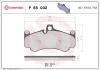 Bremsbelagsatz, Scheibenfeststellbremse BREMBO P 65 032 Bild Bremsbelagsatz, Scheibenfeststellbremse BREMBO P 65 032