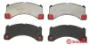 Bremsbelagsatz, Scheibenbremse Vorderachse BREMBO P 65 033 Bild Bremsbelagsatz, Scheibenbremse Vorderachse BREMBO P 65 033