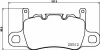 Bremsbelagsatz, Scheibenbremse Hinterachse BREMBO P 65 037