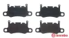 Bremsbelagsatz, Scheibenbremse Hinterachse BREMBO P 65 037 Bild Bremsbelagsatz, Scheibenbremse Hinterachse BREMBO P 65 037