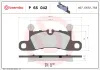 Bremsbelagsatz, Scheibenbremse Hinterachse BREMBO P 65 042 Bild Bremsbelagsatz, Scheibenbremse Hinterachse BREMBO P 65 042