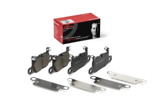 Bremsbelagsatz, Scheibenbremse Hinterachse BREMBO P 65 044 Bild Bremsbelagsatz, Scheibenbremse Hinterachse BREMBO P 65 044