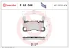 Bremsbelagsatz, Scheibenbremse Hinterachse BREMBO P 65 050 Bild Bremsbelagsatz, Scheibenbremse Hinterachse BREMBO P 65 050