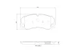 Bremsbelagsatz, Scheibenbremse Vorderachse BREMBO P 65 054 Bild Bremsbelagsatz, Scheibenbremse Vorderachse BREMBO P 65 054