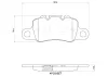Bremsbelagsatz, Scheibenbremse Hinterachse BREMBO P 65 055