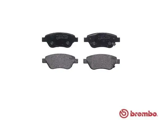Bremsbelagsatz, Scheibenbremse Vorderachse BREMBO P 66 001 Bild Bremsbelagsatz, Scheibenbremse Vorderachse BREMBO P 66 001