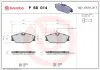 Bremsbelagsatz, Scheibenbremse Vorderachse BREMBO P 68 014 Bild Bremsbelagsatz, Scheibenbremse Vorderachse BREMBO P 68 014