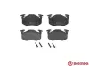 Bremsbelagsatz, Scheibenbremse Hinterachse BREMBO P 68 018 Bild Bremsbelagsatz, Scheibenbremse Hinterachse BREMBO P 68 018