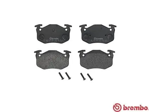 Bremsbelagsatz, Scheibenbremse Hinterachse BREMBO P 68 018 Bild Bremsbelagsatz, Scheibenbremse Hinterachse BREMBO P 68 018