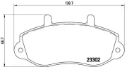 Bremsbelagsatz, Scheibenbremse BREMBO P 68 025