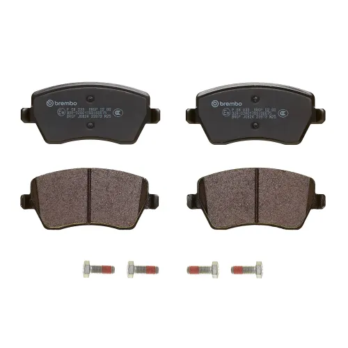 Bremsbelagsatz, Scheibenbremse Vorderachse BREMBO P 68 033 Bild Bremsbelagsatz, Scheibenbremse Vorderachse BREMBO P 68 033