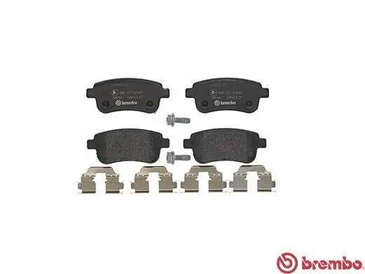 Bremsbelagsatz, Scheibenbremse Hinterachse BREMBO P 68 041 Bild Bremsbelagsatz, Scheibenbremse Hinterachse BREMBO P 68 041