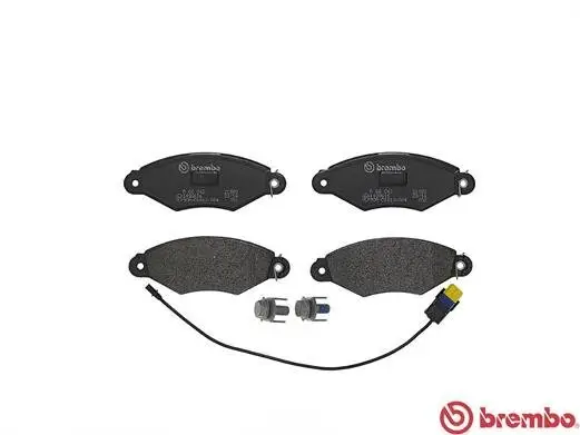 Bremsbelagsatz, Scheibenbremse Vorderachse BREMBO P 68 042 Bild Bremsbelagsatz, Scheibenbremse Vorderachse BREMBO P 68 042
