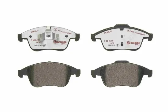 Bremsbelagsatz, Scheibenbremse Vorderachse BREMBO P 68 047X Bild Bremsbelagsatz, Scheibenbremse Vorderachse BREMBO P 68 047X