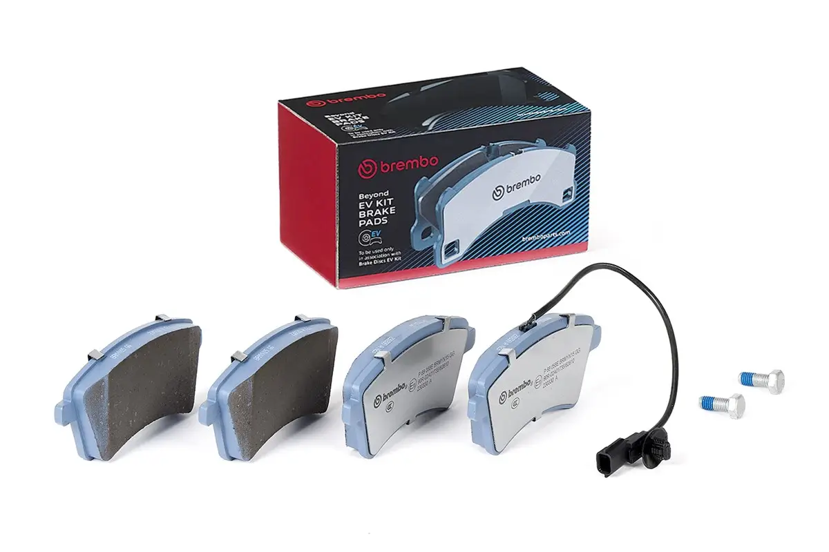 Bremsbelagsatz, Scheibenbremse Vorderachse BREMBO P 68 058E