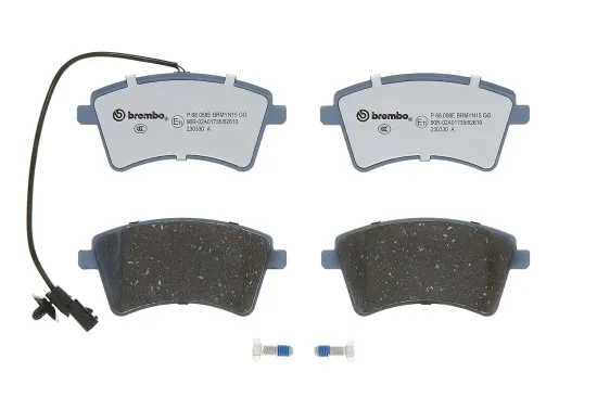 Bremsbelagsatz, Scheibenbremse Vorderachse BREMBO P 68 058E Bild Bremsbelagsatz, Scheibenbremse Vorderachse BREMBO P 68 058E