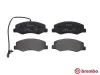 Bremsbelagsatz, Scheibenbremse Hinterachse BREMBO P 68 061 Bild Bremsbelagsatz, Scheibenbremse Hinterachse BREMBO P 68 061