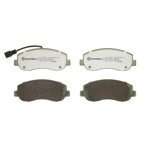 Bremsbelagsatz, Scheibenbremse Vorderachse BREMBO P 68 062G Bild Bremsbelagsatz, Scheibenbremse Vorderachse BREMBO P 68 062G