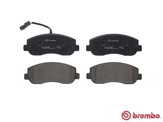 Bremsbelagsatz, Scheibenbremse Vorderachse BREMBO P 68 062 Bild Bremsbelagsatz, Scheibenbremse Vorderachse BREMBO P 68 062