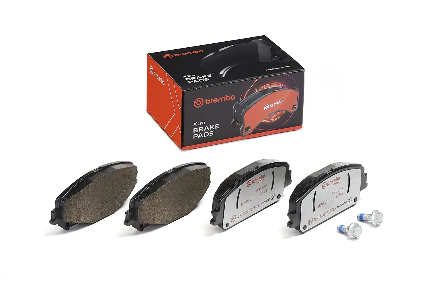 Bremsbelagsatz, Scheibenbremse Vorderachse BREMBO P 68 071X