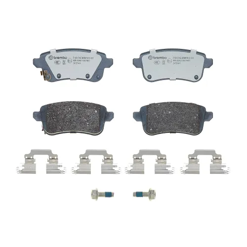 Bremsbelagsatz, Scheibenbremse Hinterachse BREMBO P 68 074E Bild Bremsbelagsatz, Scheibenbremse Hinterachse BREMBO P 68 074E